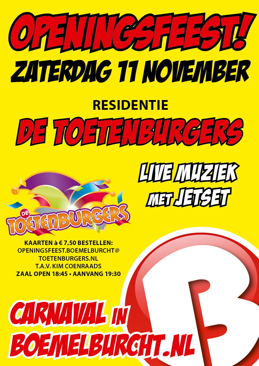 Carnaval 2024 komt eraan Boemelburcht