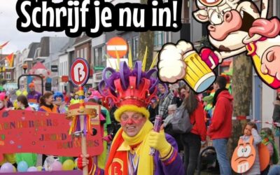 BOEMELPARADE: SCHRIJF JE NU IN!